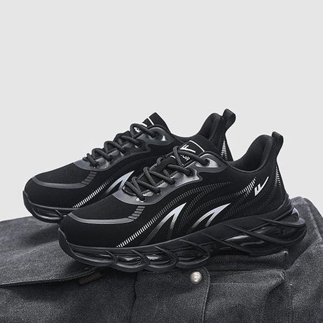 Men's Breathable Trendy Casual Sneakers - Black | Classic & Trendy Shoes