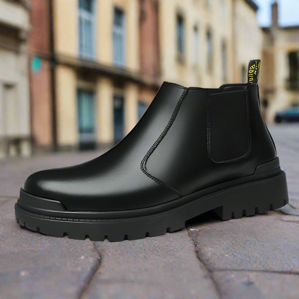 Men's British Style Leather Martin Boots | Martin Boot & Trendy Foot wear