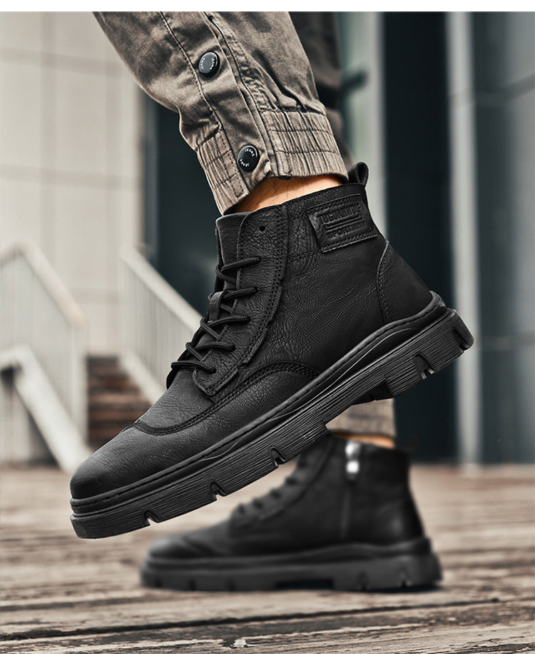 Men's Leather Martin Boots | Classic Boot & Party Shoes