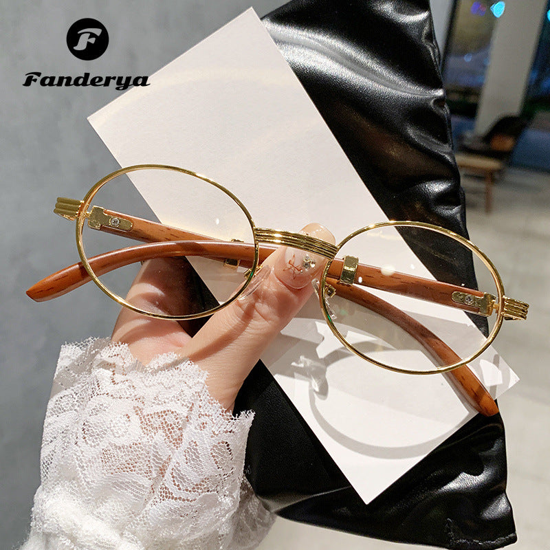 Women's Retro Small Round Personalized Punk Style Sunglasses