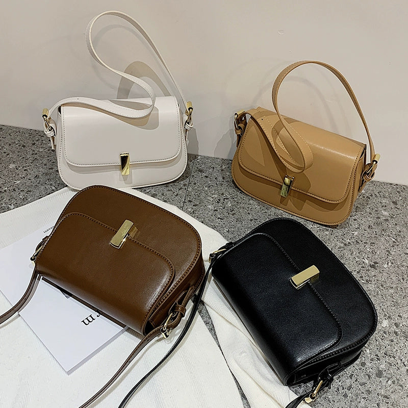 Women's Leather Trendy Shoulder Bag