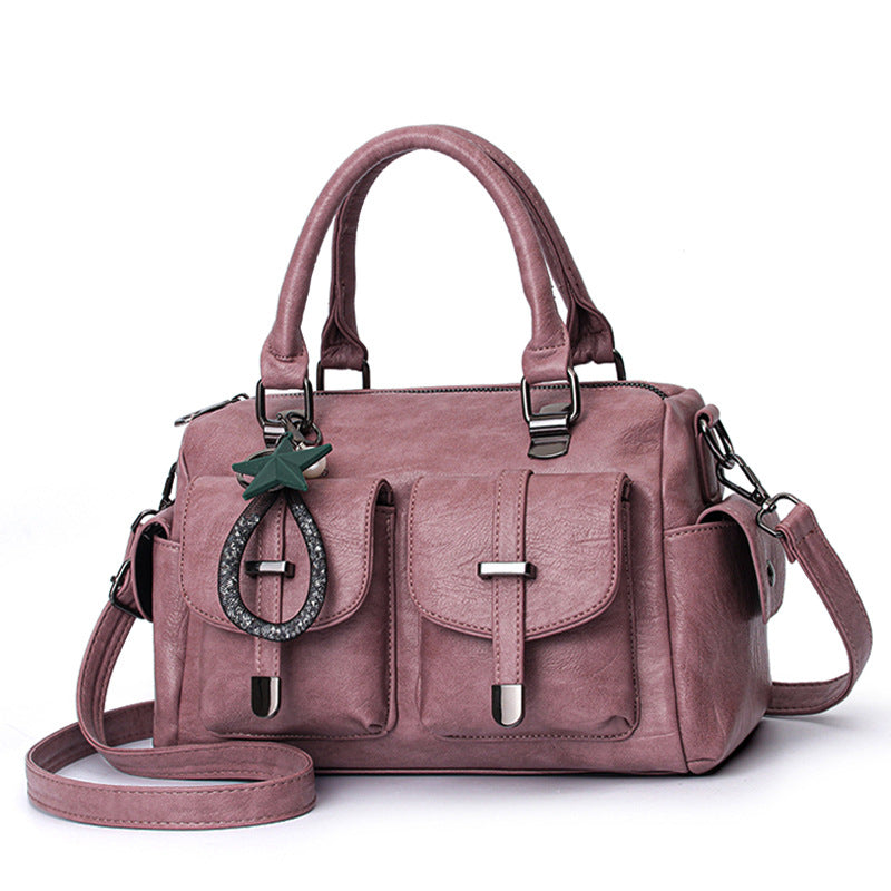 Women's Fashion Handbag Soft Leather Large Capacity Bag