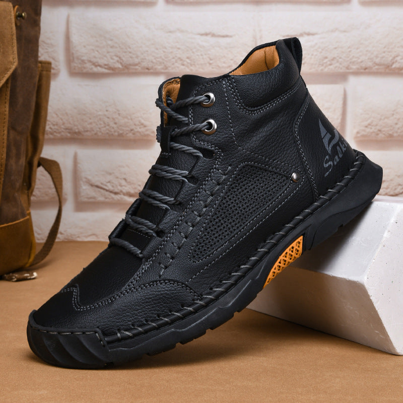 Men's Versatile High-Top Casual Martin Boots