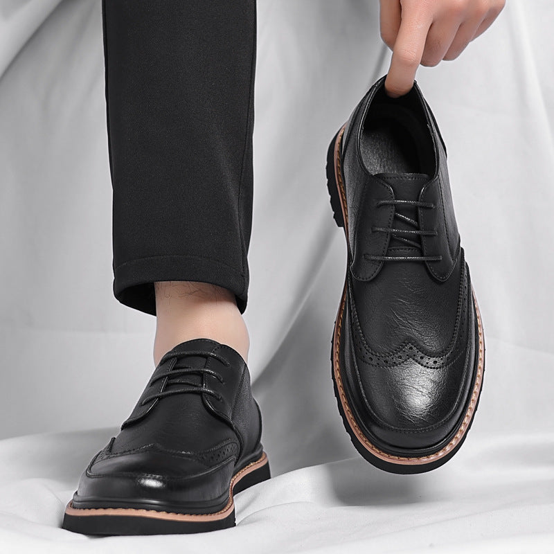 Men's Leather British Style Casual Shoes