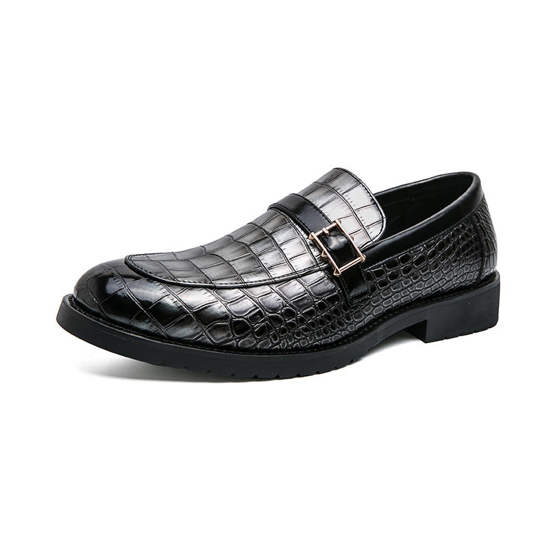 Men's Leather Trendy British Style Pointed Shoes