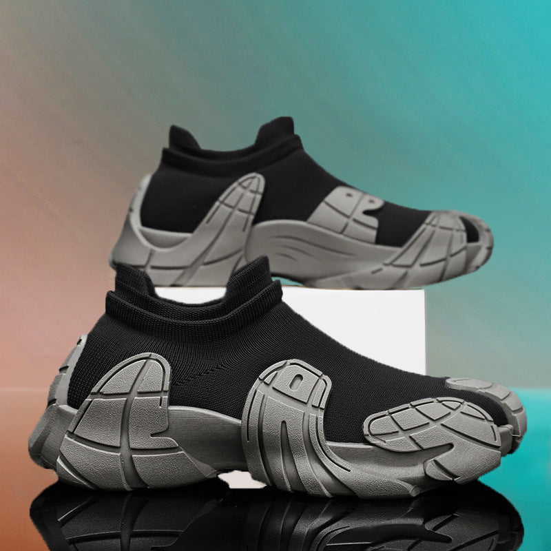 Men's Breathable Casual Lace-Up free Slip-On Sneakers (In Stock)