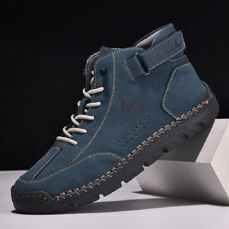 Men's Leather Foot-Fitting Lazy Casual Shoes