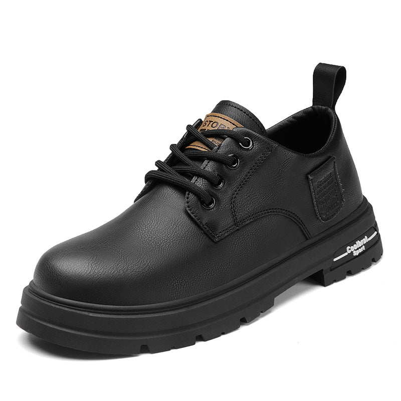 Men's Leather Martin Boots British Style Shoes