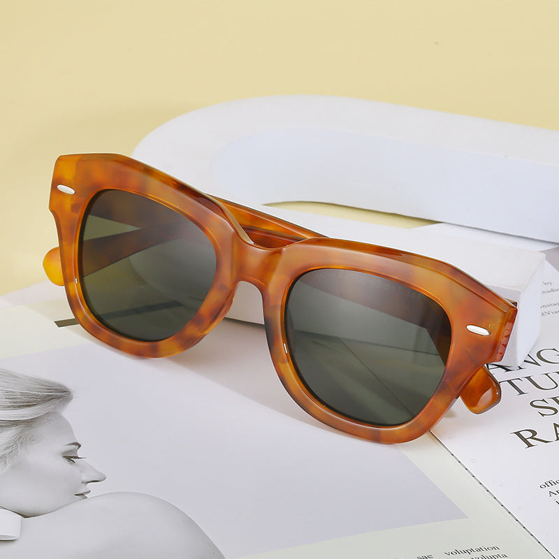 Women's Retro Small Frame Polarized Sunglasses