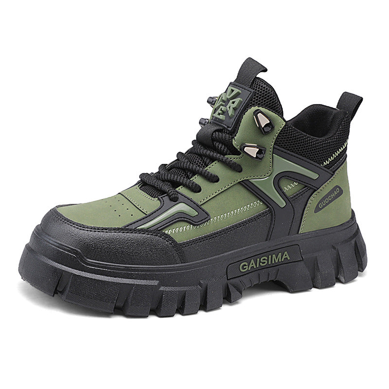 Men's High Top Non-slip Wear-resistant Shoes