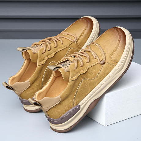 Men's Leather Versatile Casual Shoes