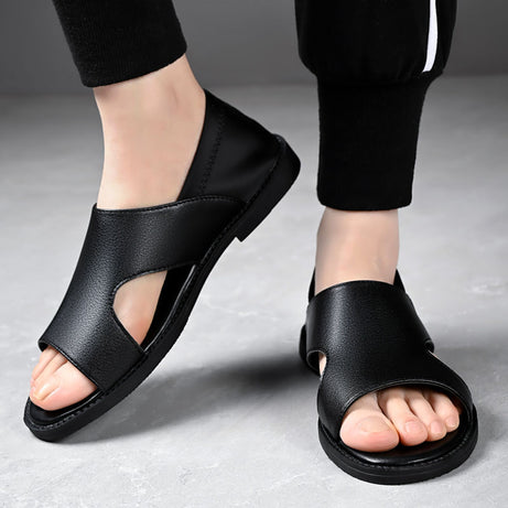 Men's Breathable Cool Leather Sandals (In Stock)