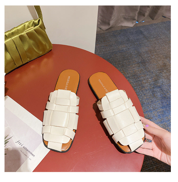 Women's Outer Wear Beach Flat Bottom Slippers