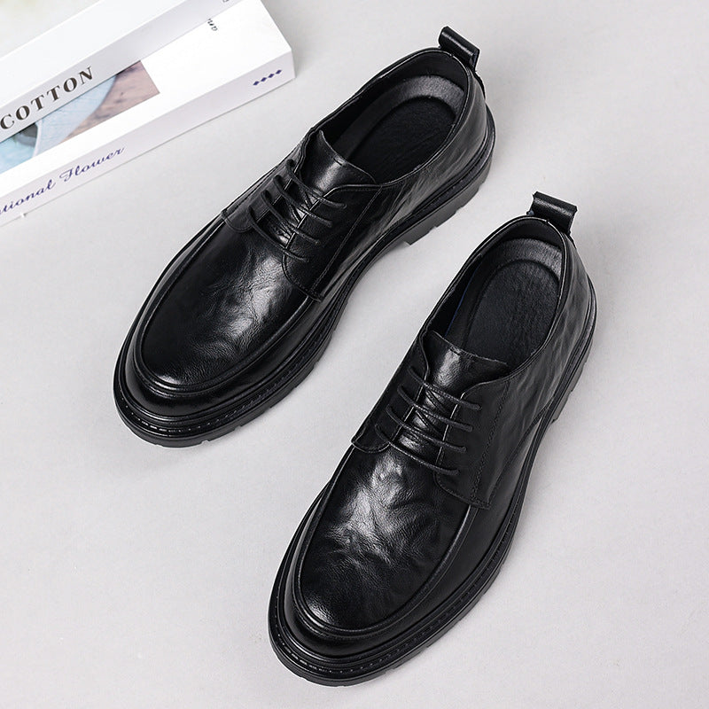 Men's Leather British Fashion Trend Shoes