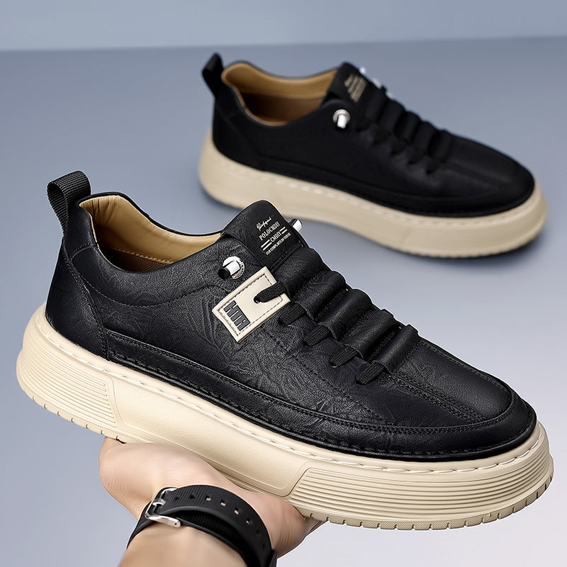 Men's Leather Fashion Leisure Casual Shoes