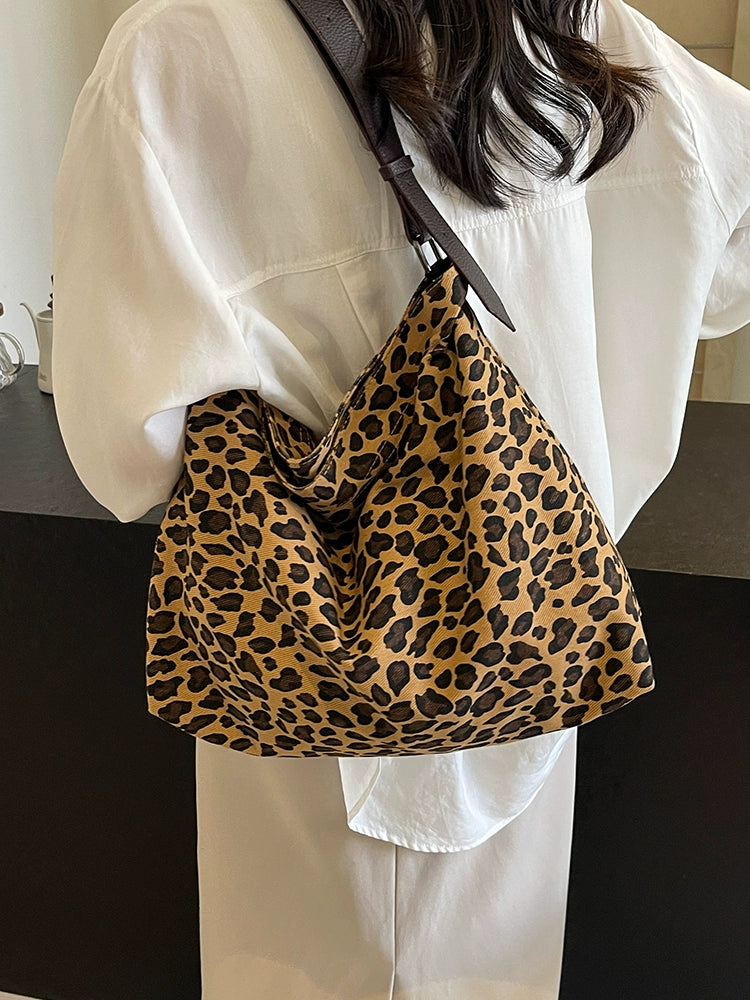 Women's Leopard Print Fashion Shoulder Bag