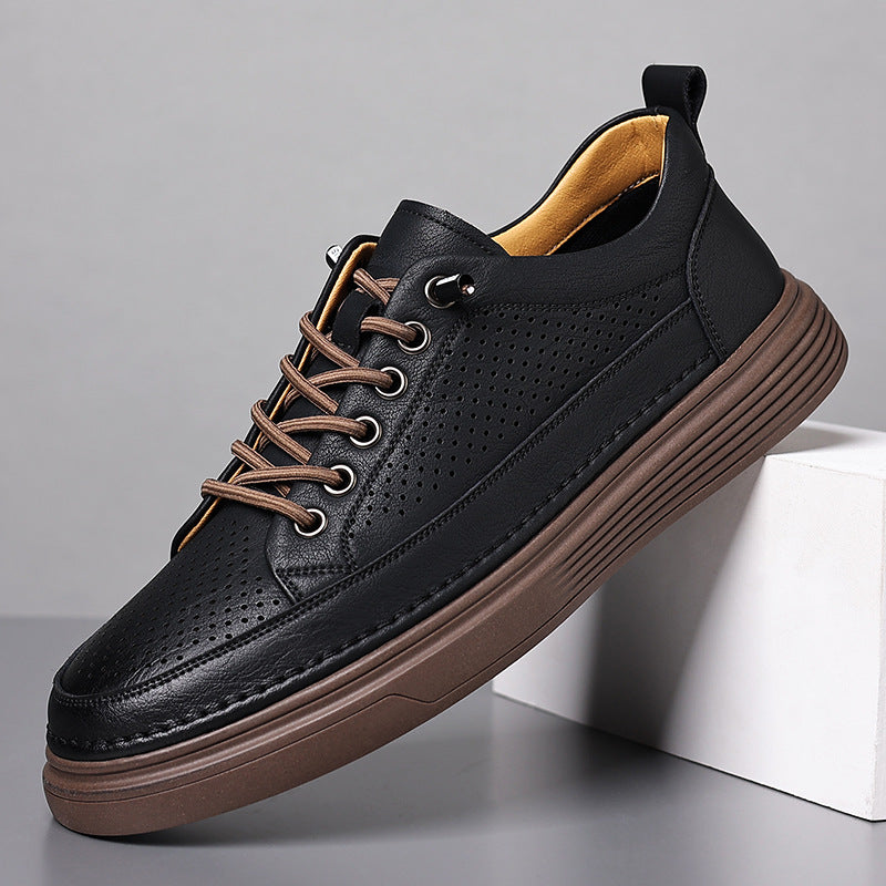 Men's Leather Trendy Versatile Casual Shoes
