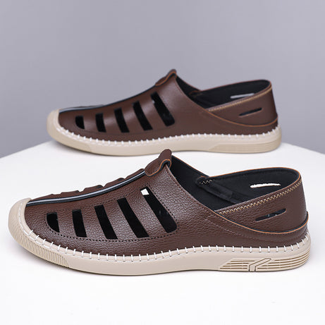 Men's Leather Breathable Roman Sandals