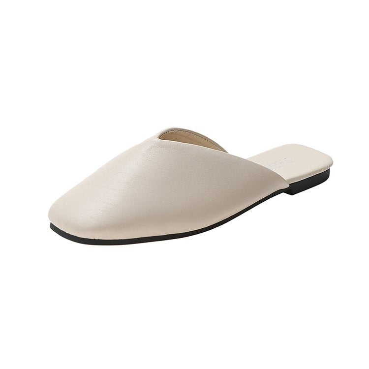 Women's Shoes Summer Korean Square Cool Slippers