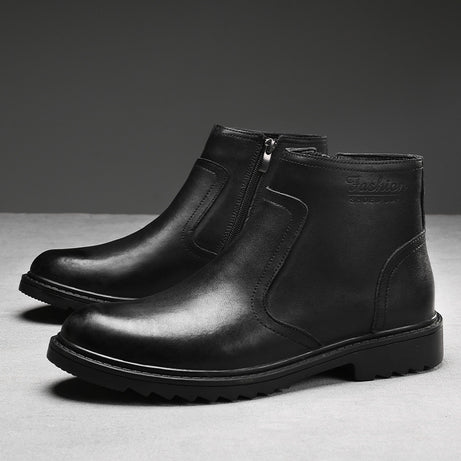 Men's Leather High - Top Casual Martin Boots (In Stock)