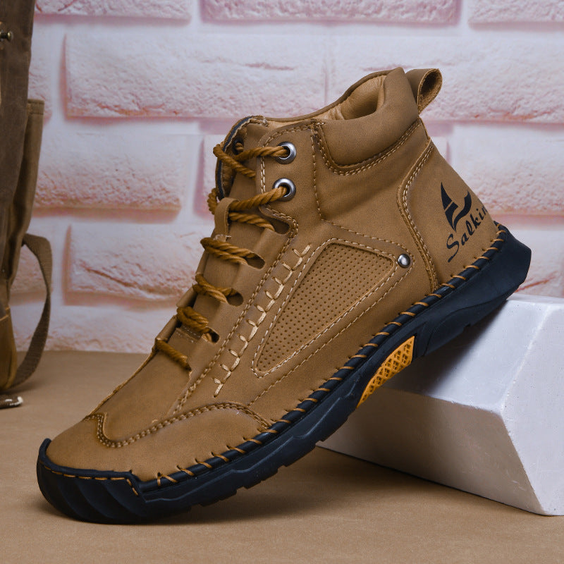Men's Versatile High-Top Casual Martin Boots