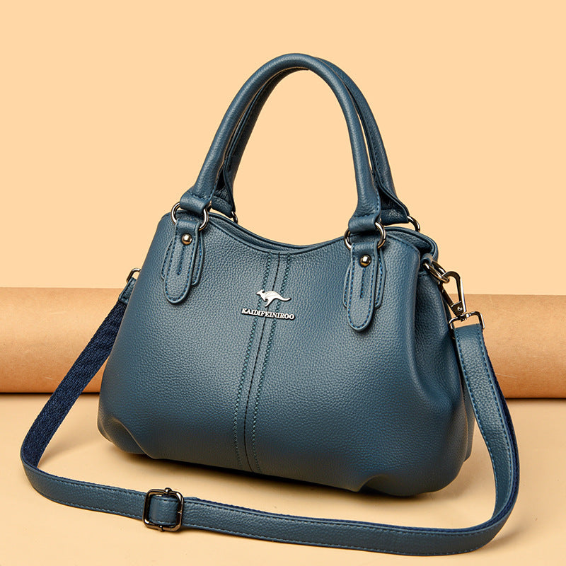 Women's Leather Stylish Large Capacity Handbag