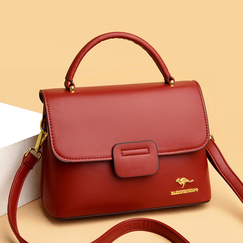 Women's Leather Trendy Crossbody Shoulder Bag