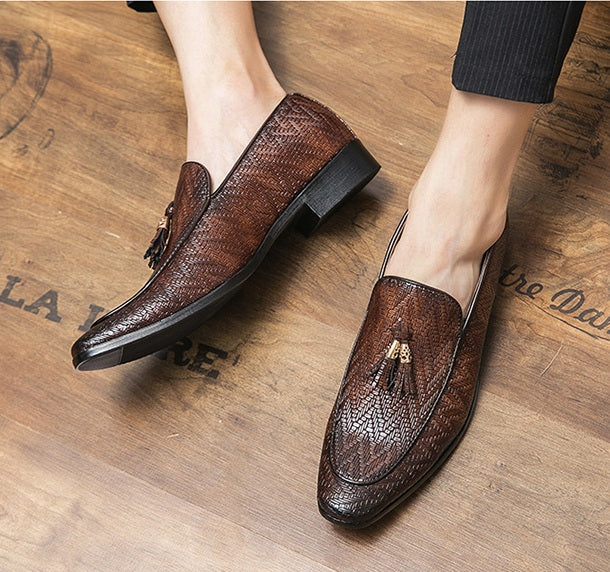 Men's Leather Outdoor Pointed Shoes