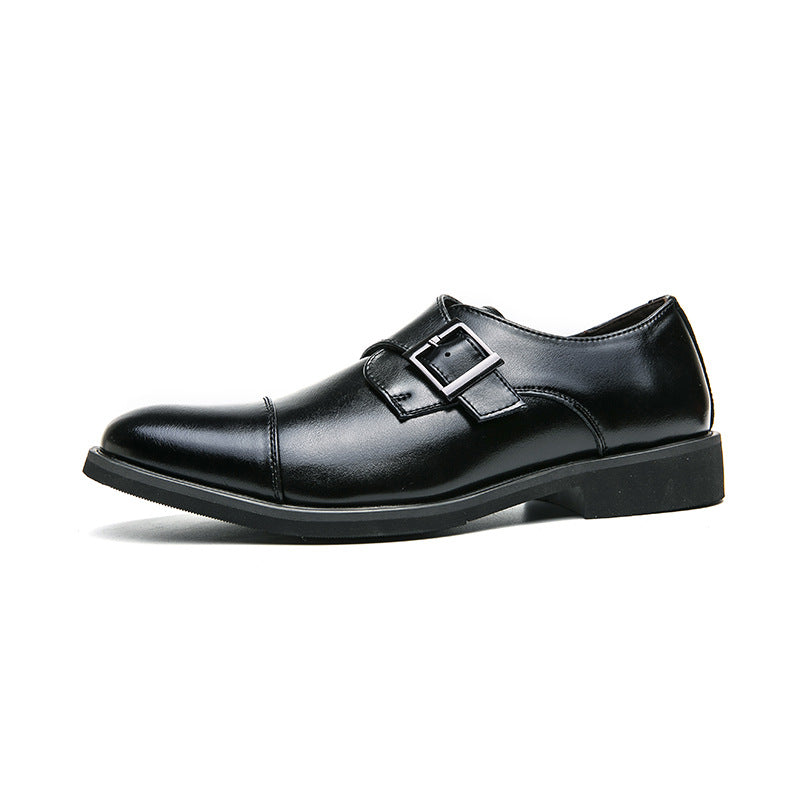 Men's Leather Pointed Fashion Trend British Shoes