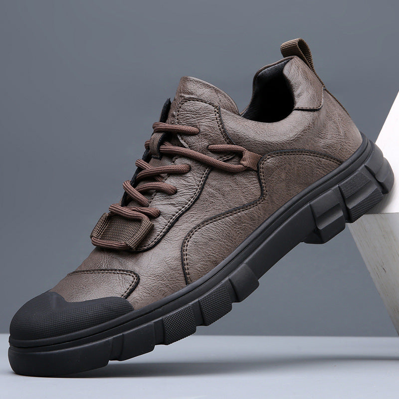 Men's Leather Versatile Trend Casual Shoes