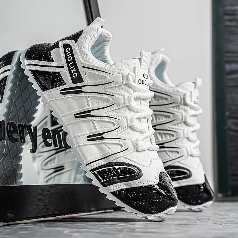 Men's Fashion Microfiber Trendy Casual Shoes