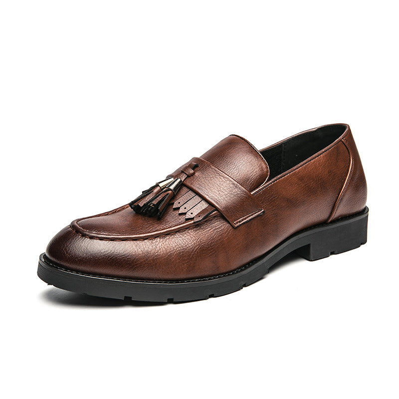 Men's Leather British Style Outdoor Shoes