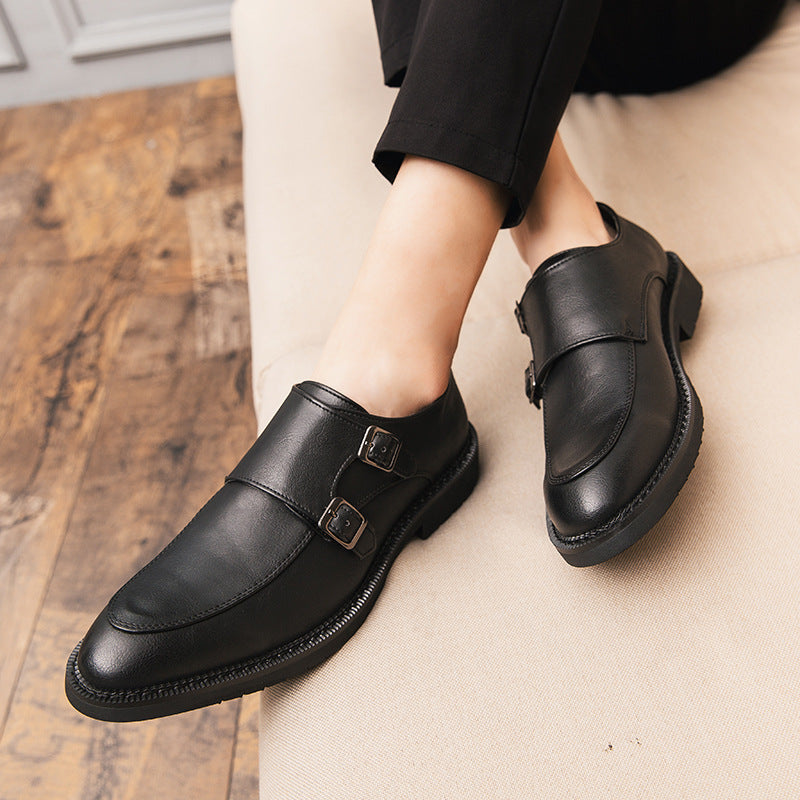 Men's Leather British Style Fashion Casual Shoes