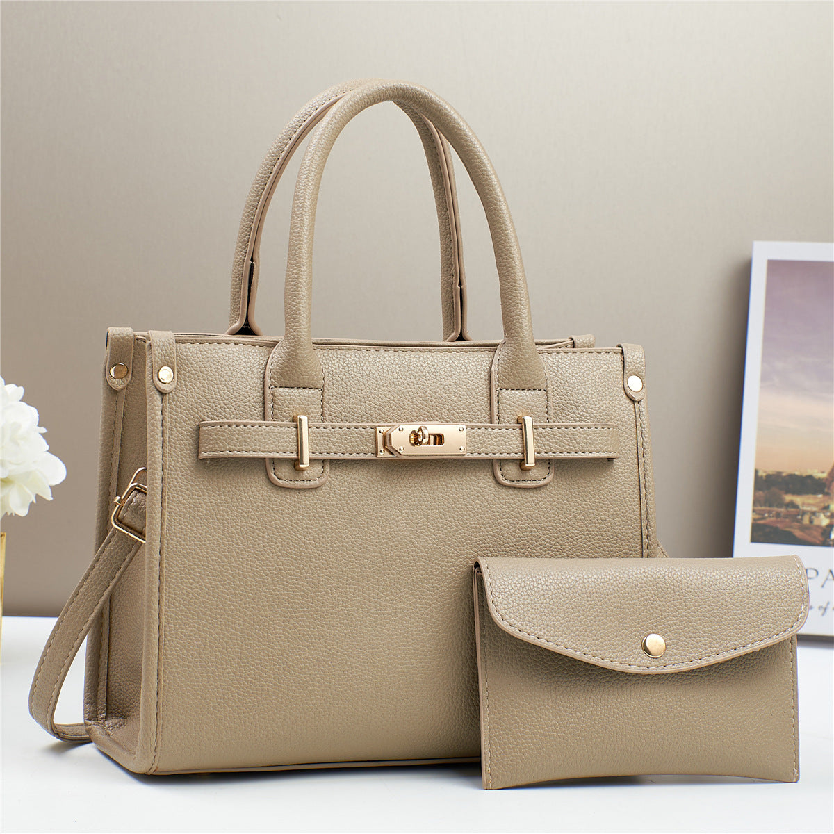 Women's Large Capacity Soft Leather Shoulder Bag