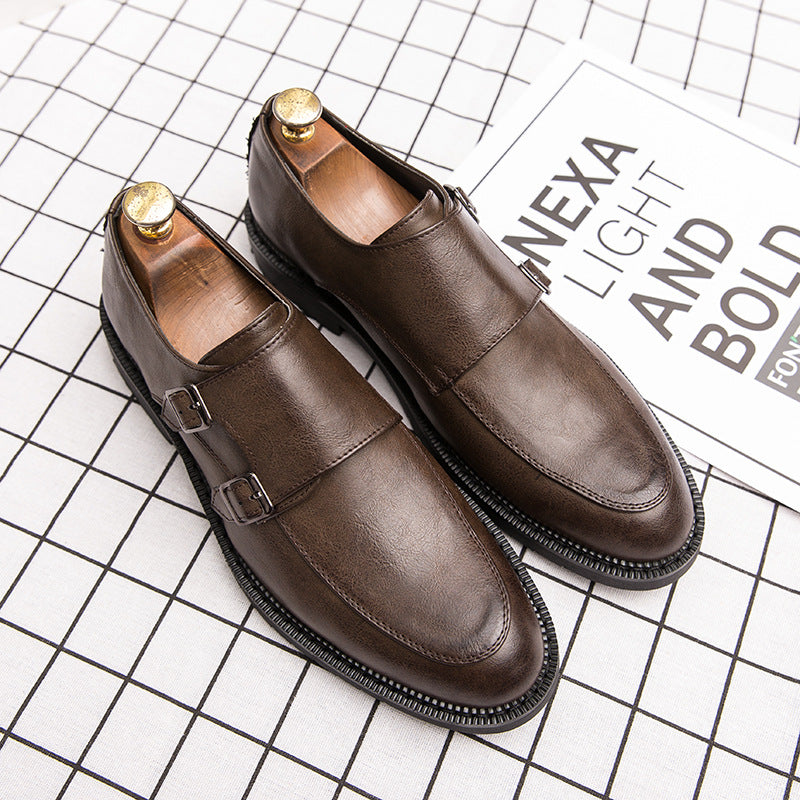 Men's Leather British Style Fashion Casual Shoes