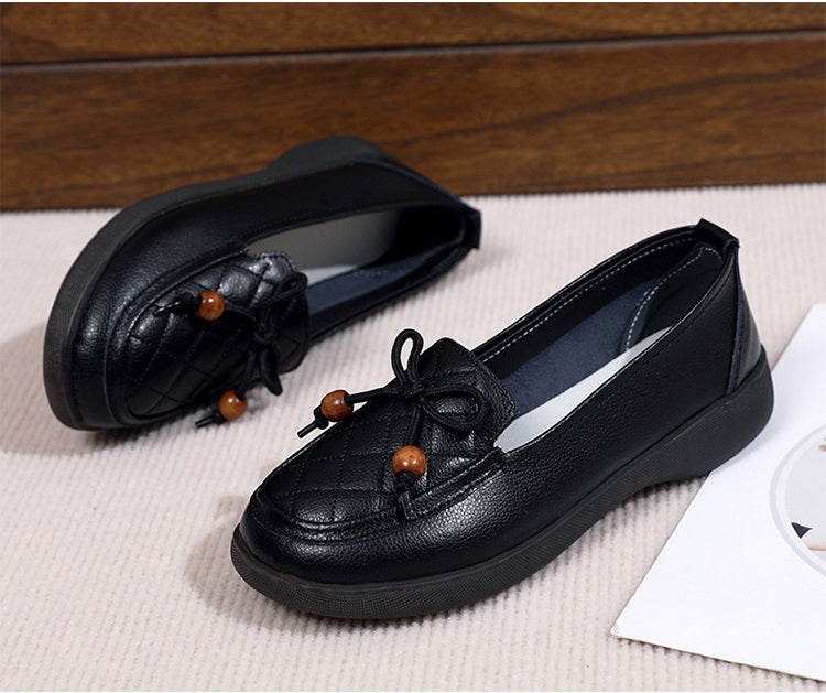 Women's Low-Top Leather Casual Shoes
