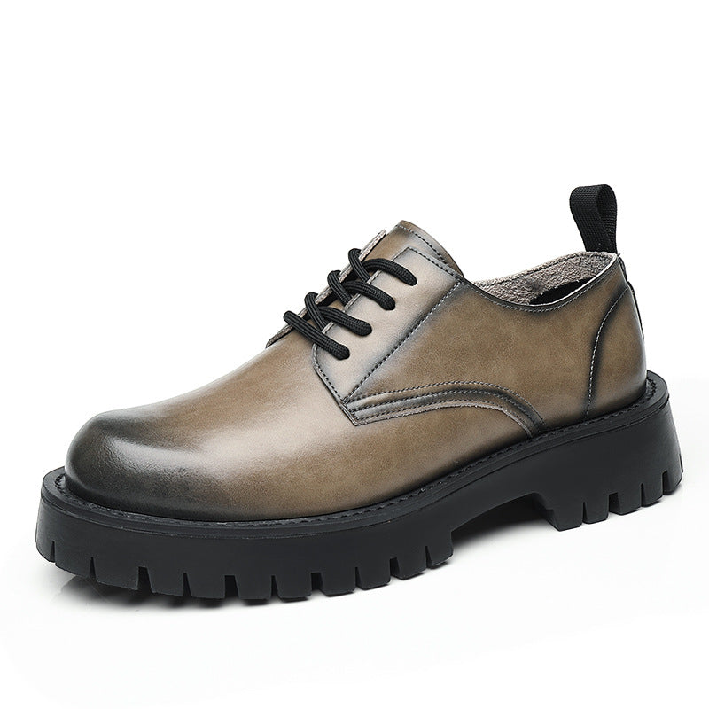 Men's Leather Fashion Trendy Martin Boots
