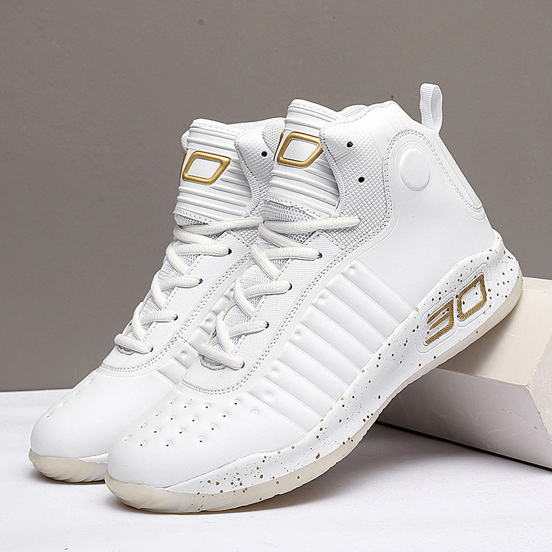 Men's Microfiber High-Top Sports Shoes
