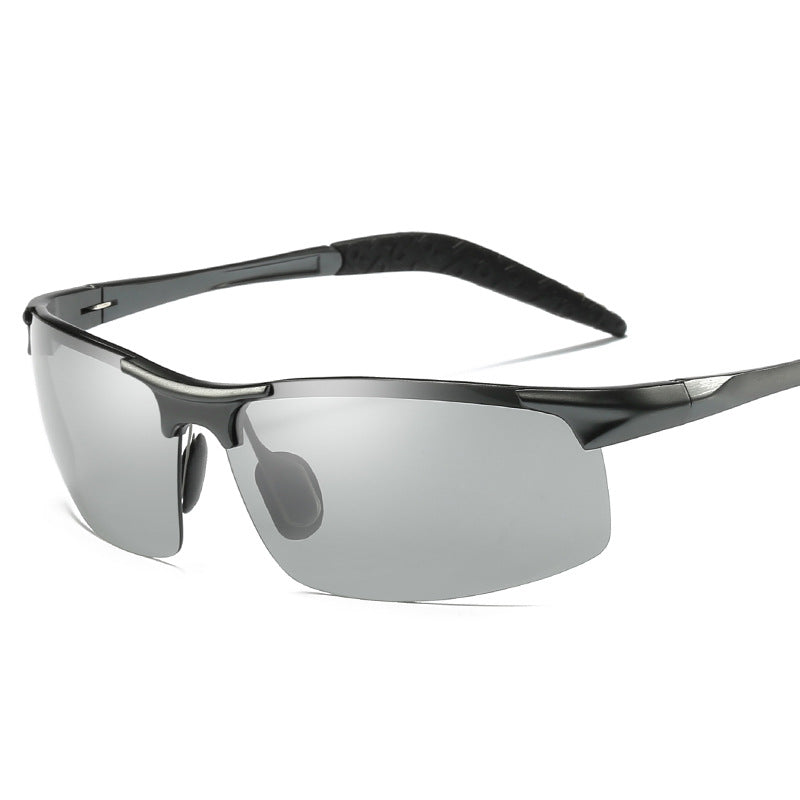 Men's Color-changing Sports Aluminum Polarized Sunglasses