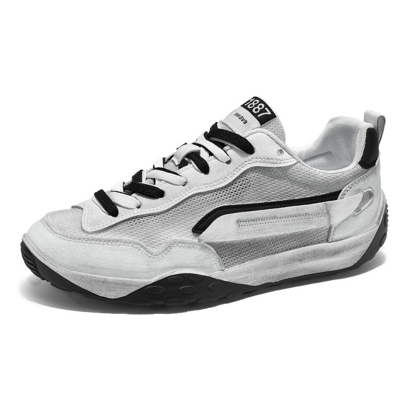 Men's Artistic Style Color Matching Flat Shoes