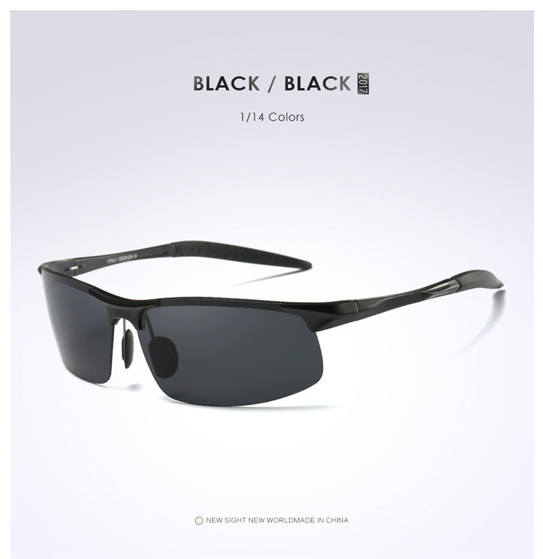 Men's Color-changing Sports Aluminum Polarized Sunglasses