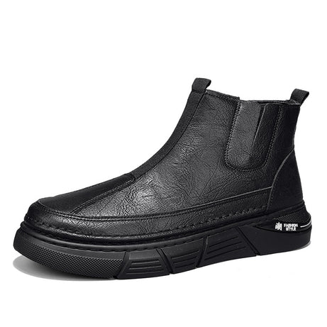 Men's Leather Martin Boots Fashion Retro Style Shoes