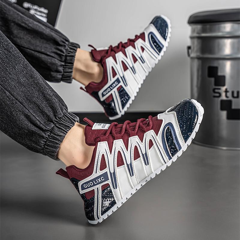 Men's Fashion Microfiber Trendy Casual Shoes