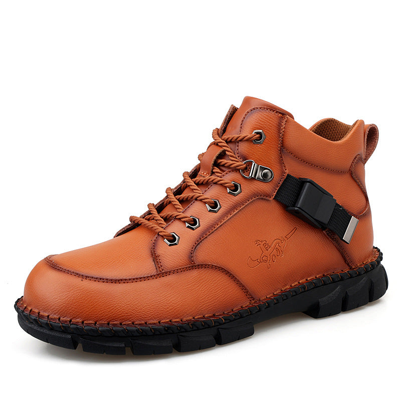 Men's Leather Trend Outdoor Martin Boots