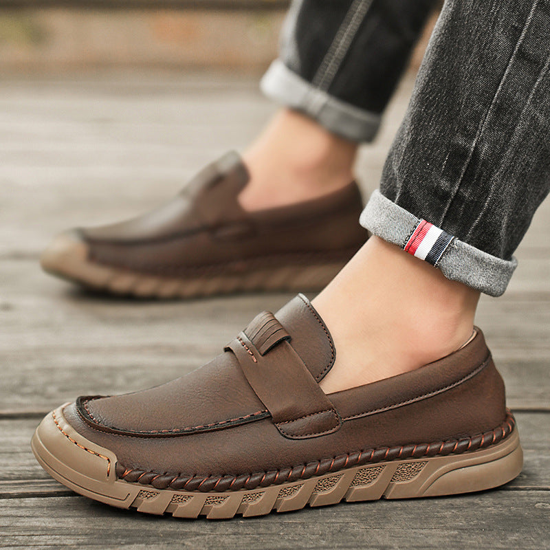 Men's Foreign Trade Business Casual Leather Shoes