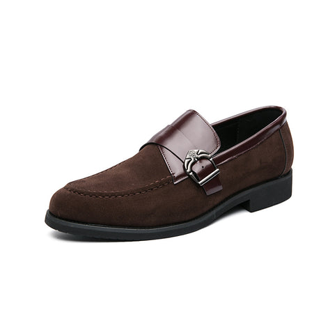 Men's Lazy Loafers Trendy Leather Shoes