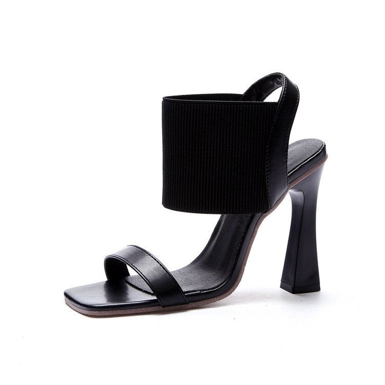 Women's Elastic Band Super High Heel
