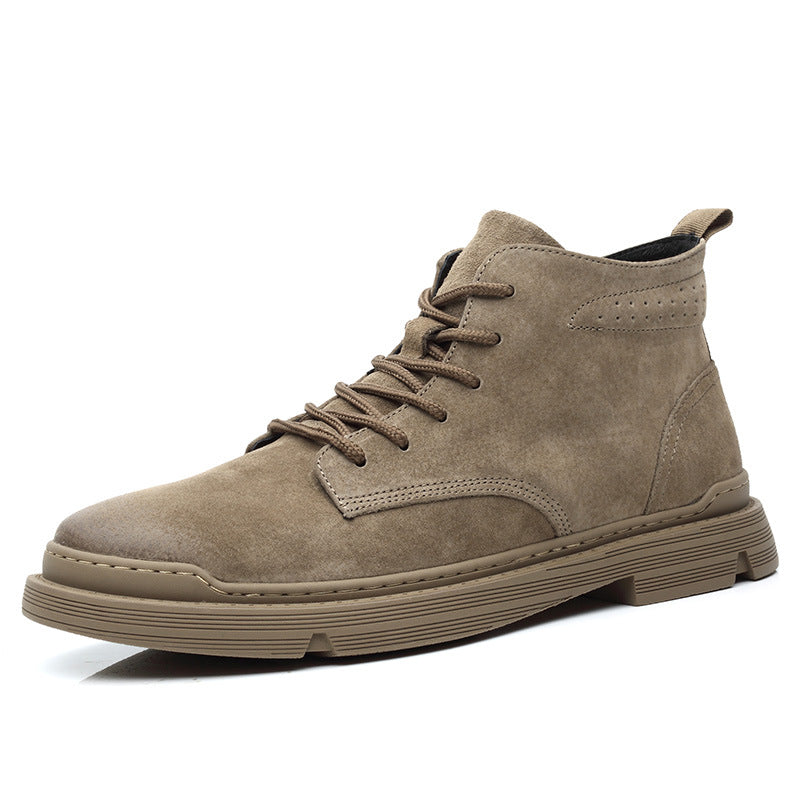 Men's British Style Genuine Leather Martin Boots