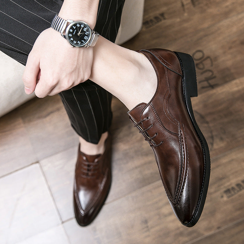 Men's Outdoor Fashion Leather Formal Shoes