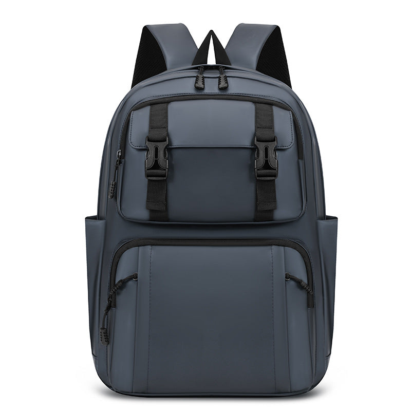 Men's Large Capacity Buckle Trendy Backpack